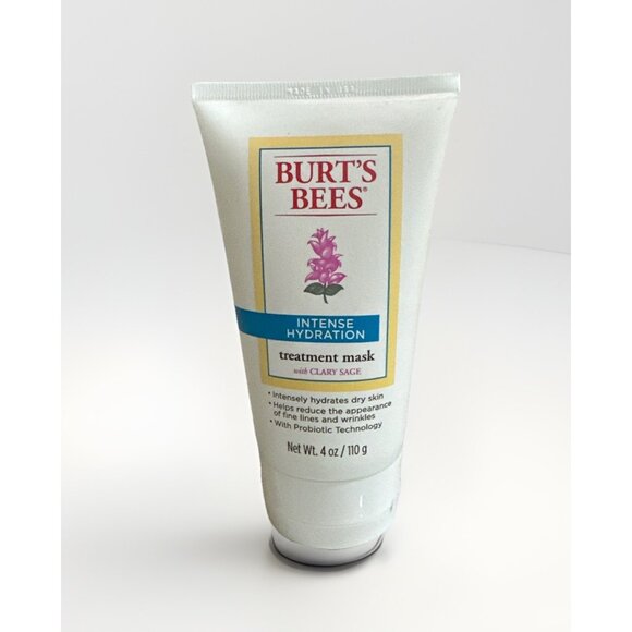 Burts Bees Intense Hydration Treatment Mask 4 Oz With Clary Sage - Picture 1 of 2